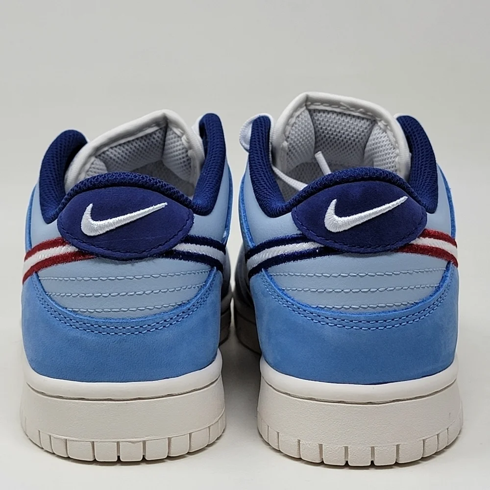 Nike Dunk Low (Gs) Sail-White-Light Armory Blue Sz 6.5Y-Womens 8 HF5742-111 New